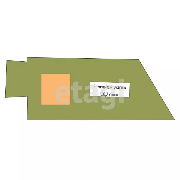 Участок в Кемеровская область, Юрга Интернациональная ул., 84 (10.2 ... - Фото 2