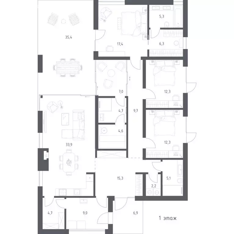 Дом в Тверская область, Калининский муниципальный округ, загородный ... - Фото 1