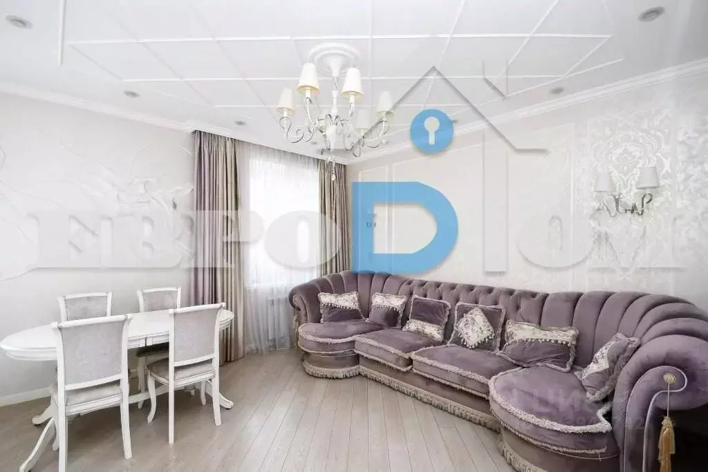 3-к кв. Омская область, Омск ул. Крупской, 14к4 (76.6 м) - Фото 2