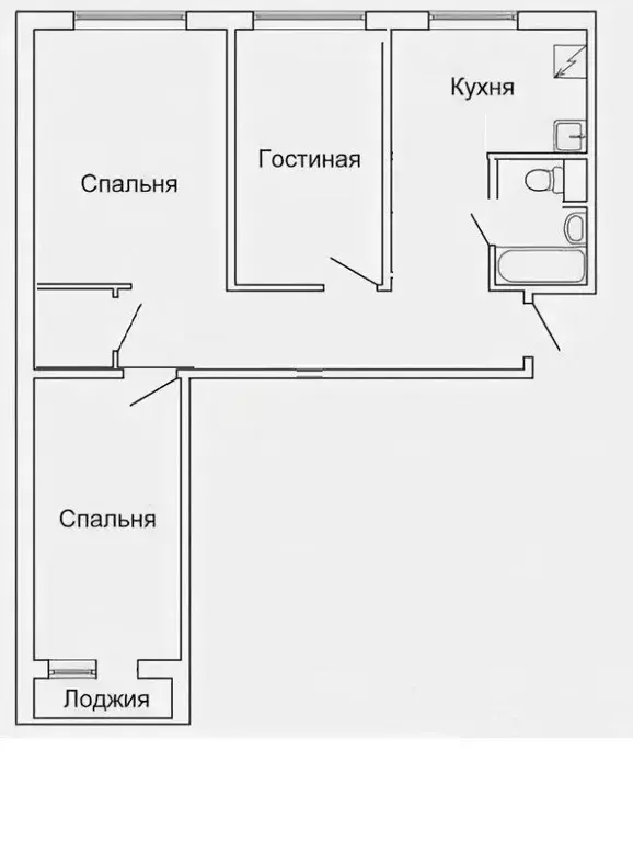 3-к кв. Москва Косинская ул., 18К3 (63.0 м) - Фото 1