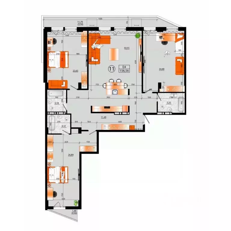 1-к кв. Приморский край, Владивосток ул. Капитана Шефнера (152.52 м) - Фото 2