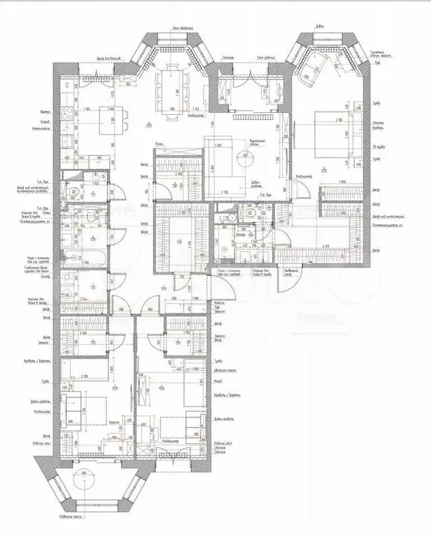 4-к. квартира, 161 м, 3/7 эт. - Фото 0