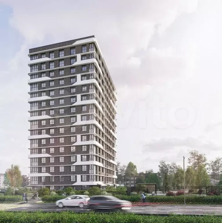 2-к. квартира, 51,2 м, 4/15 эт. - Фото 1