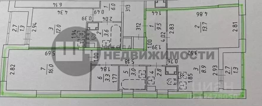 2-к кв. Санкт-Петербург ул. Крыленко, 1к1с3 (57.2 м) - Фото 1