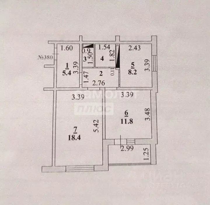 2-к кв. Липецкая область, Липецк ул. Хренникова, 5 (52.0 м) - Фото 1
