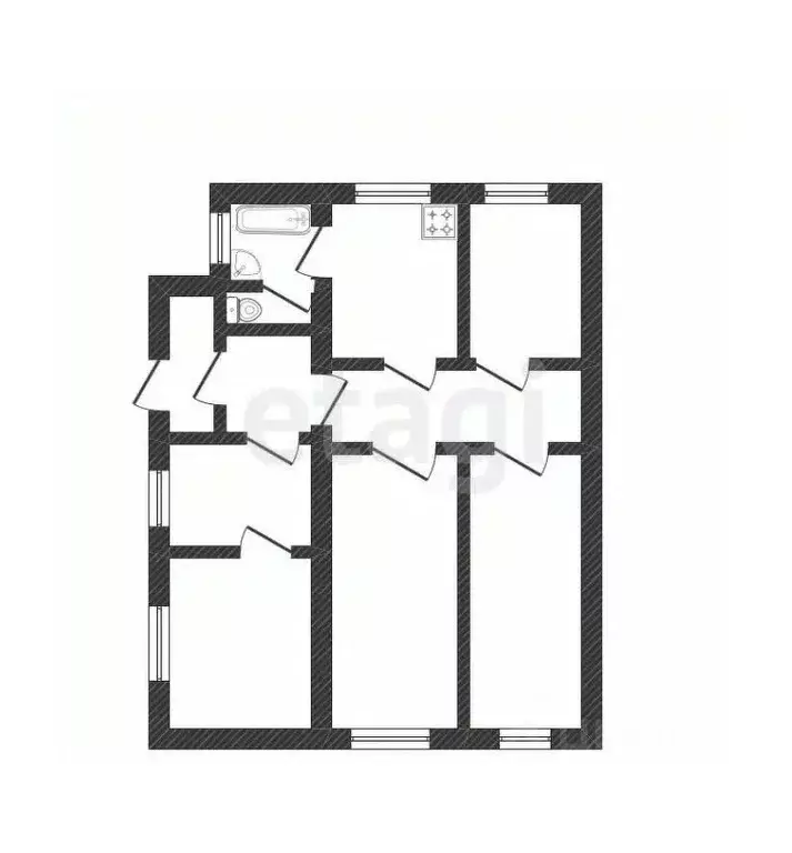 Дом в Белгородская область, Вейделевский район, с. Закутское ул. ... - Фото 2