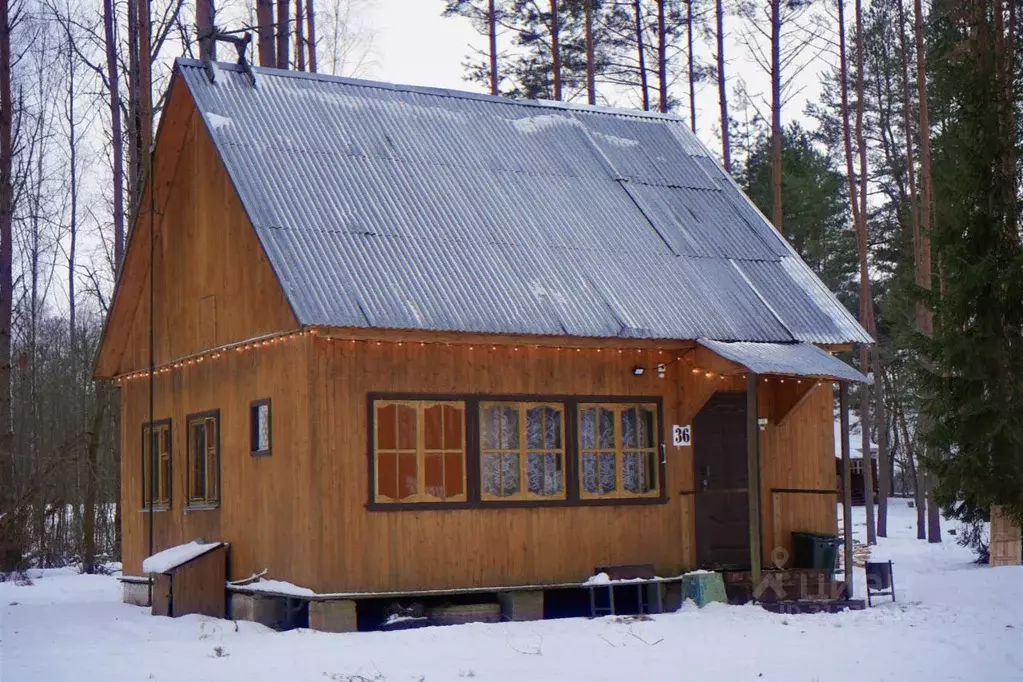 Дом в Псковская область, Куньинский район, Жижицкая волость, д. Жижица ... - Фото 0