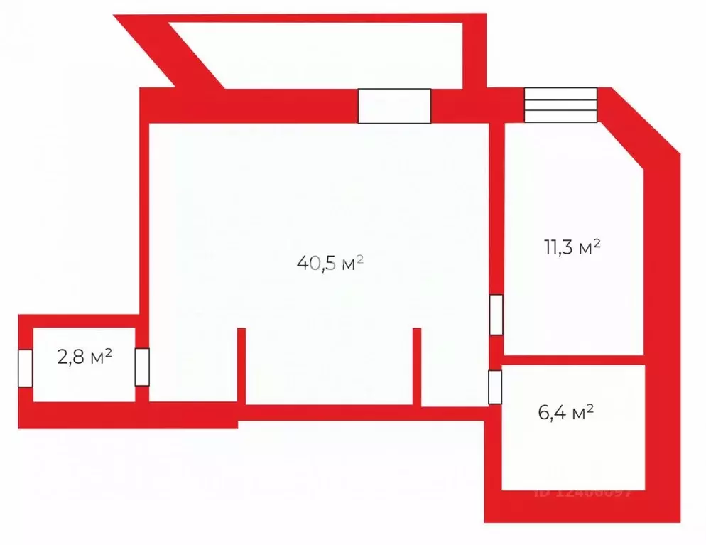 2-к кв. Челябинская область, Челябинск ул. Энтузиастов, 11В (61.0 м) - Фото 2