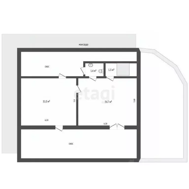 Дом в Ростовская область, Неклиновский район, Новобессергеневское ... - Фото 2