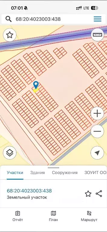 Участок в Тамбовская область, Тамбовский муниципальный округ, пос. ... - Фото 1