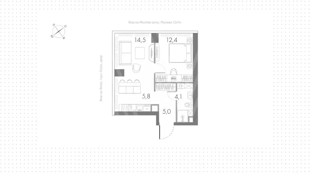 2-к кв. Москва Кутузовский проезд, 16А/1 (42.0 м) - Фото 1