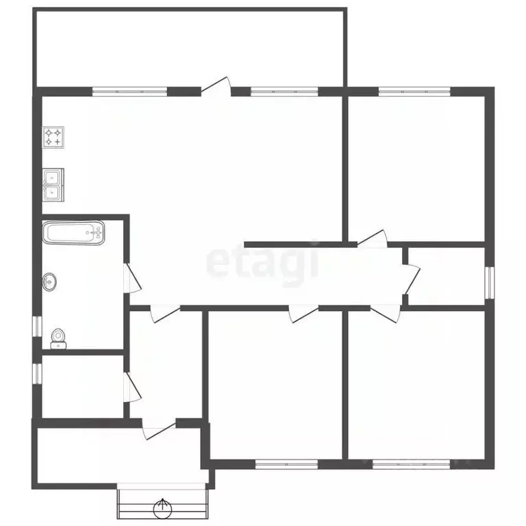 Дом в Ленинградская область, Приозерский район, пос. Сосново, ... - Фото 2