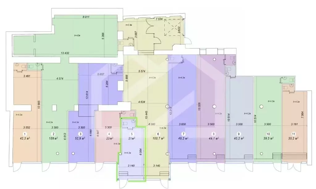 Помещение свободного назначения в Москва ул. Красная Пресня, 12 (21 м) - Фото 2
