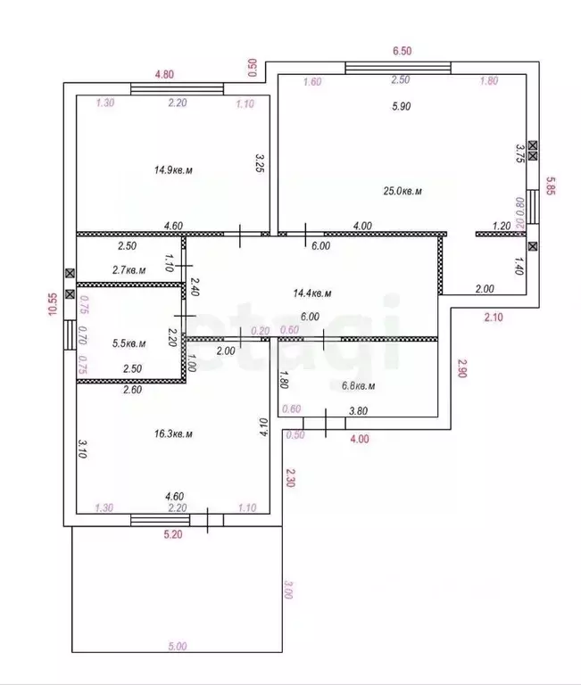 Дом в Краснодарский край, Горячий Ключ Черноморская ул., 24 (129 м) - Фото 2