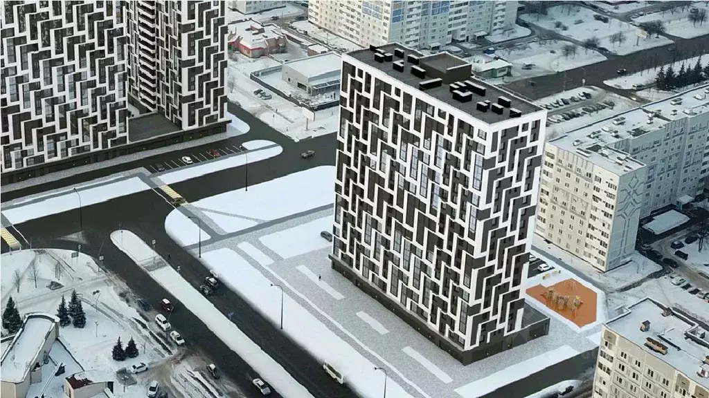 1-к кв. Татарстан, Нижнекамск ул. Баки Урманче, 12 (35.74 м) - Фото 2