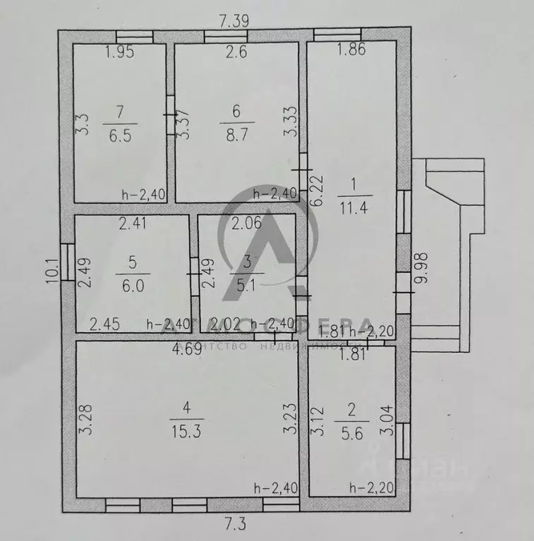 Дом в Краснодарский край, Апшеронск Целинная ул. (64 м) - Фото 1