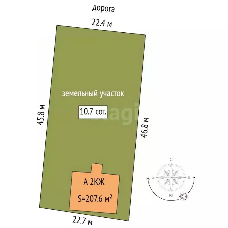 Дом в Тюменская область, Тюмень Факел СНТ, ул. Дачная (208 м) - Фото 1