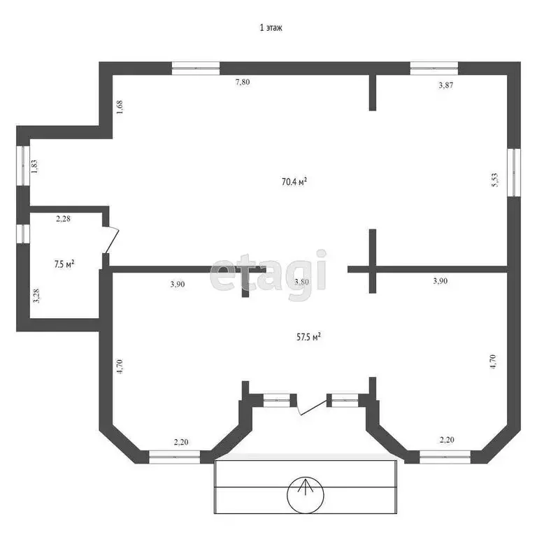Дом в Симферополь, улица Инге, 46Б (280.3 м) - Фото 2