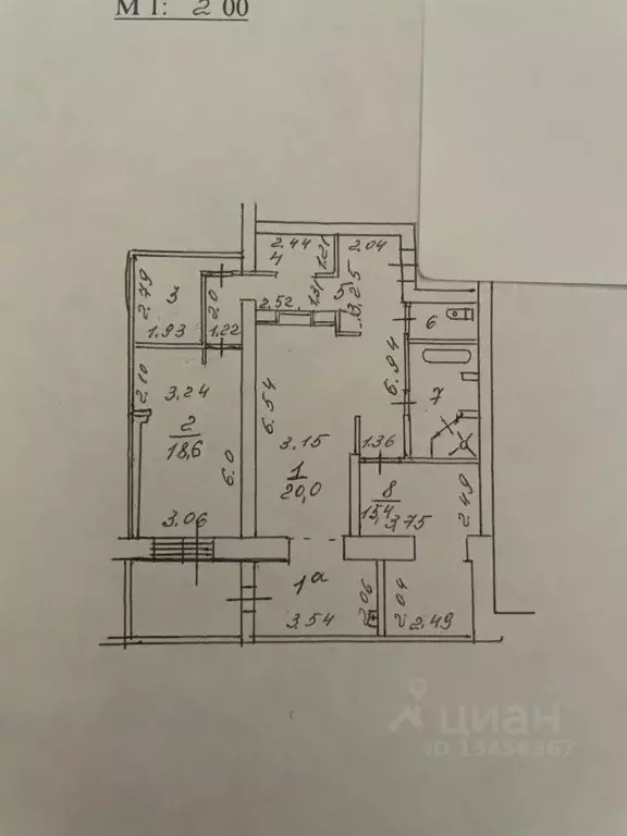 3-к кв. Коми, Сыктывкар ул. Карла Маркса, 191 (98.8 м) - Фото 1