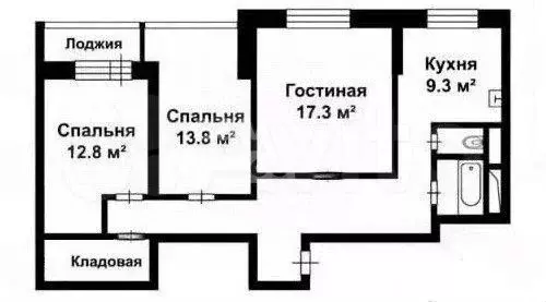 3-к. квартира, 71 м, 2/25 эт. - Фото 0