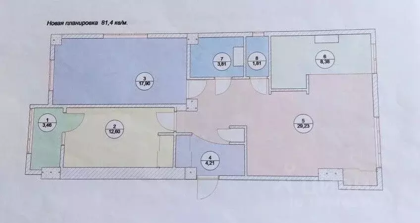 3-к кв. Севастополь ул. Репина, 1/2 (81.4 м) - Фото 2