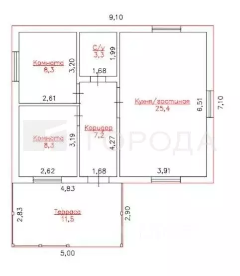 Дом в Алтайский край, Первомайский район, пос. Новый ул. Изумрудная, ... - Фото 2