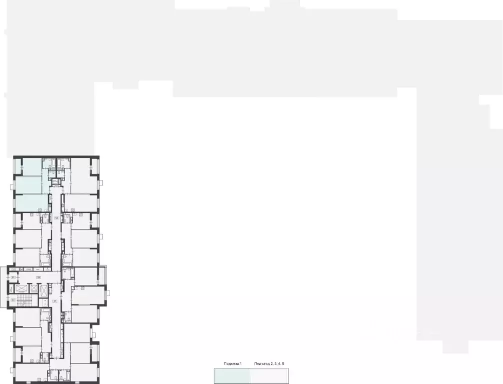 2-к кв. Москва 9-й кв-л,  (61.9 м) - Фото 2