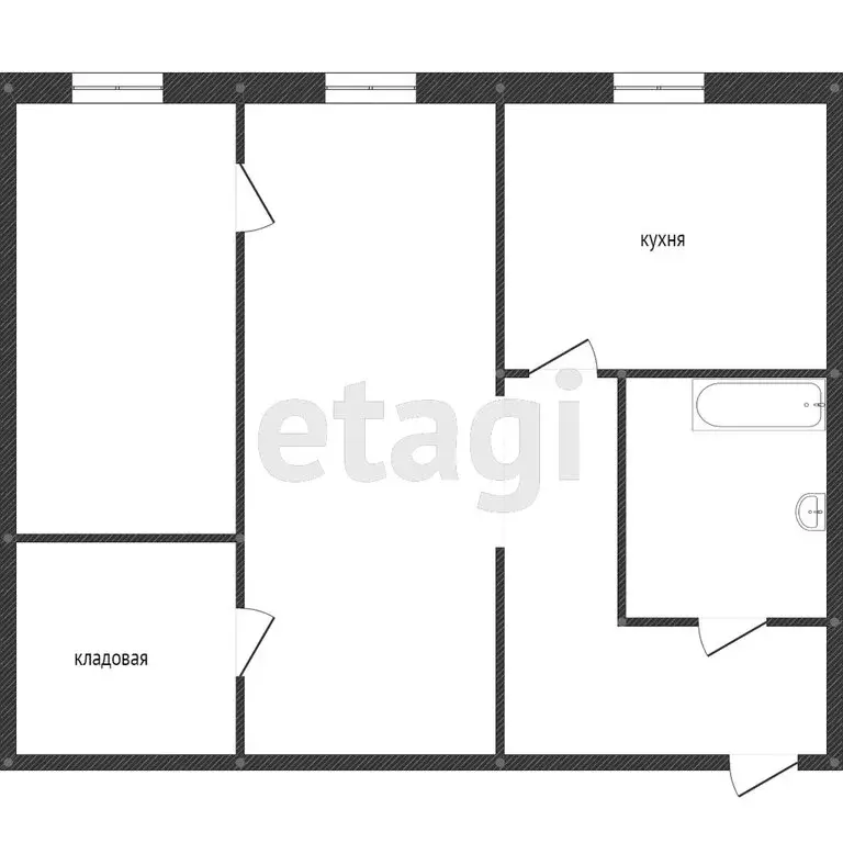 2-комнатная квартира: Златоуст, улица Аносова, 217 (41.3 м) - Фото 1