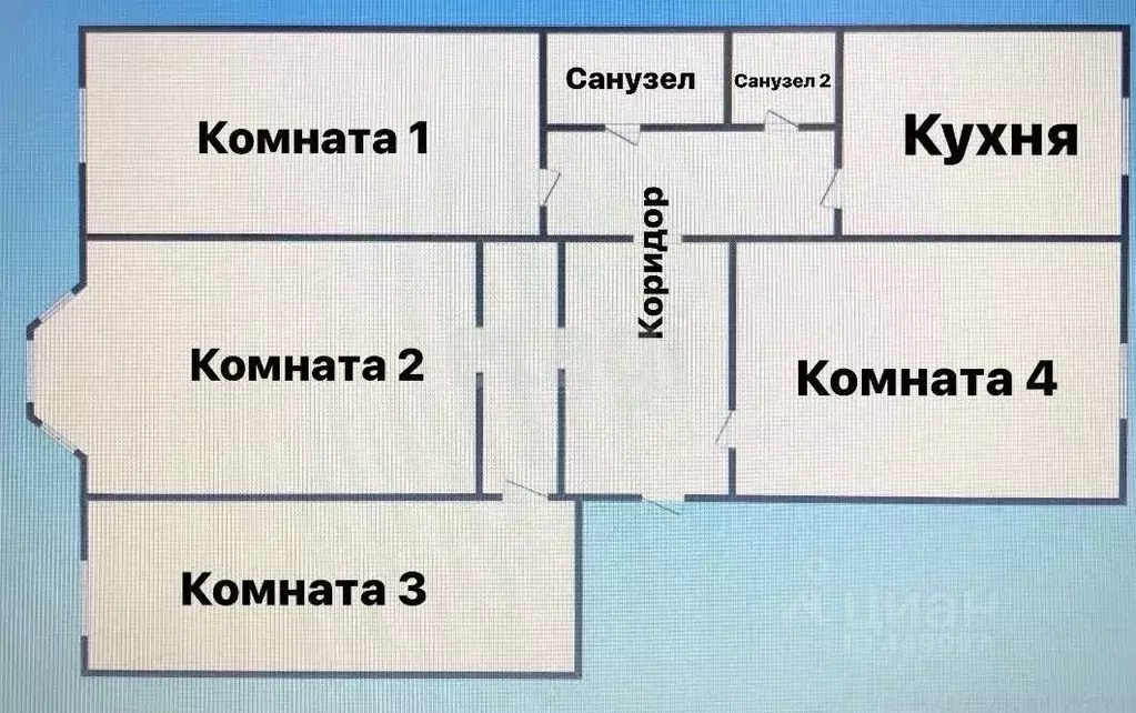 4-к кв. Смоленская область, Смоленск Большая Краснофлотская ул., 5 ... - Фото 0