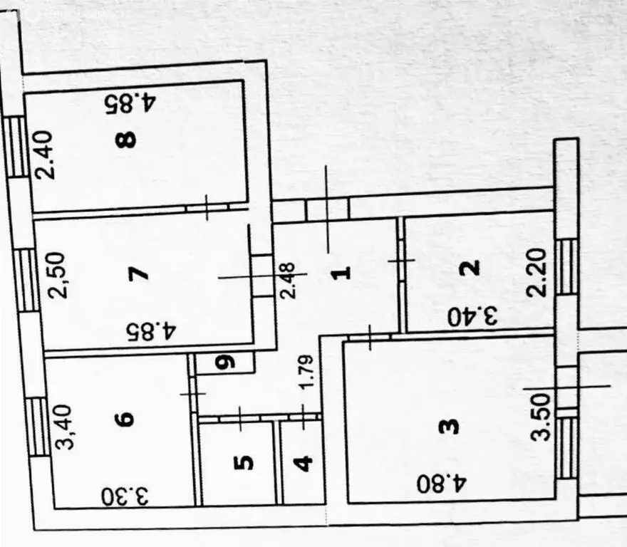 4-комнатная квартира: губкин, улица раевского, 20 (73 м) - Фото 1