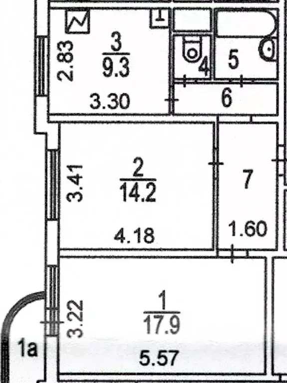 2-к кв. Москва ул. 6-я Нововатутинская, 5 (53.7 м) - Фото 2
