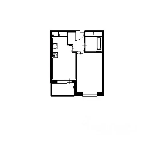 1-к кв. Москва Цимлянская ул., 3к1 (37.0 м) - Фото 2