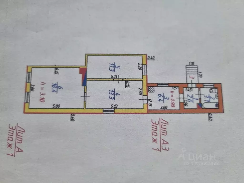3-к кв. Северная Осетия, Моздок Комсомольская ул., 85 (55.1 м) - Фото 2