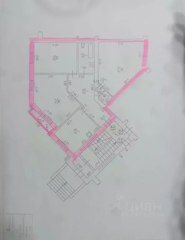 3-к кв. Калининградская область, Калининград ул. Толбухина, 4 (101.0 ... - Фото 1