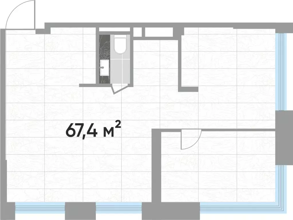 Офис в Москва ул. Зорге, 9Ак7 (67 м) - Фото 2