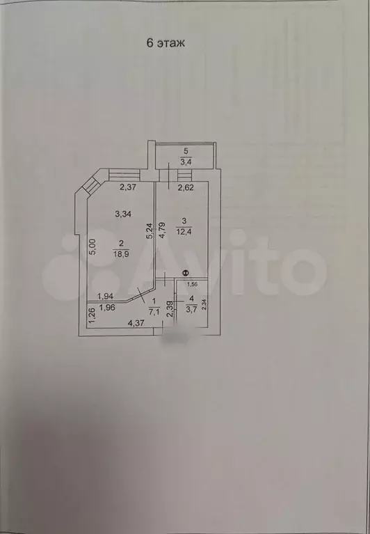 1-к. квартира, 45,5 м, 6/12 эт. - Фото 0