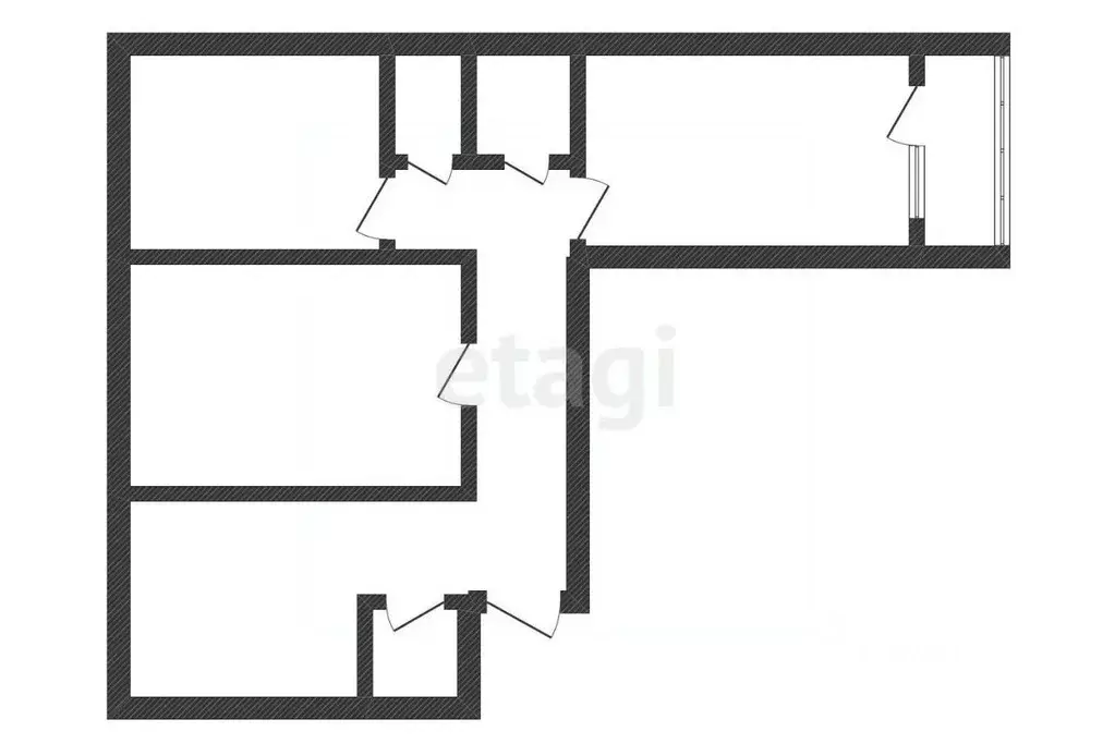 3-к кв. Приморский край, Владивосток ул. Нейбута, 57 (67.3 м) - Фото 1