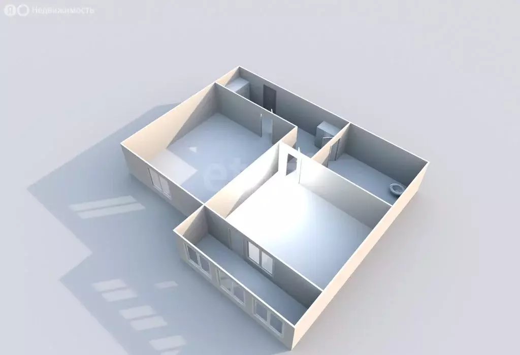 1-комнатная квартира: Южно-Сахалинск, улица имени Н.Г. Смирнова, 9 ... - Фото 2