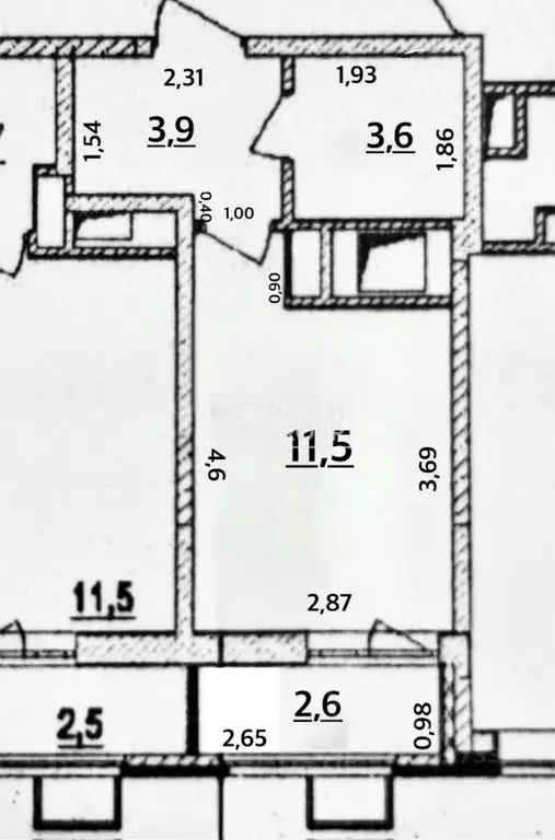 Студия Московская область, Мытищи ул. Академика Каргина, 25 (21.6 м) - Фото 1