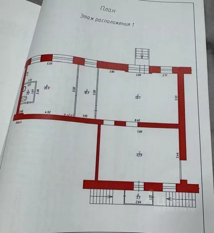 Помещение свободного назначения в Удмуртия, Ижевск Красноармейская ... - Фото 2