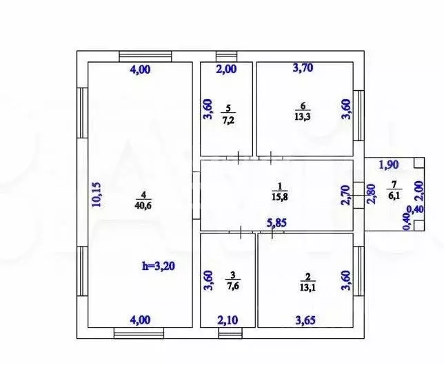 Дом в Липецкая область, Липецкий муниципальный округ, с. Ленино ул. ... - Фото 1