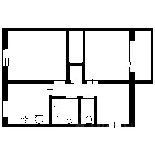 2-к кв. Самарская область, Тольятти Молодежный бул., 31 (52.3 м) - Фото 2