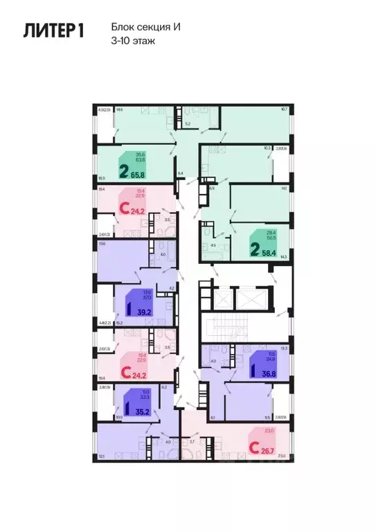 1-к кв. Краснодарский край, Краснодар Первое Место жилой комплекс ... - Фото 1