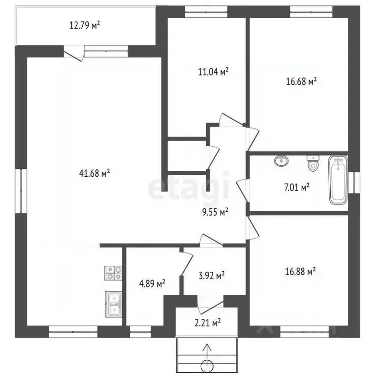 Дом в Тюменская область, Тюменский муниципальный округ, с. Чикча, ... - Фото 2