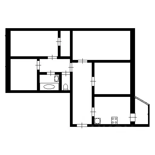 4-к кв. Ханты-Мансийский АО, Сургут ул. Федорова, 5/2 (87.8 м) - Фото 1