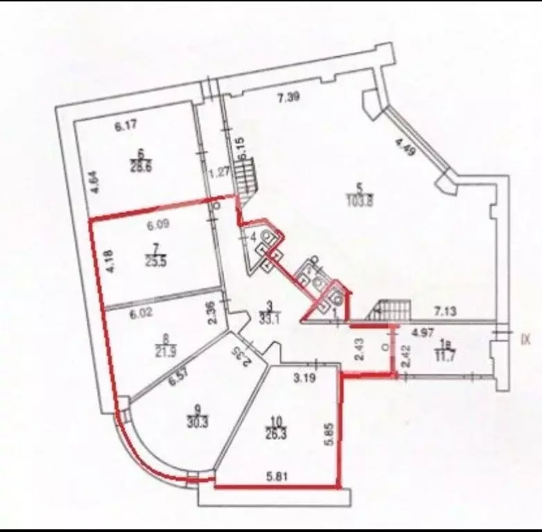 Помещение свободного назначения в Москва Мясницкая ул., 24/7С1 (142 м) - Фото 1