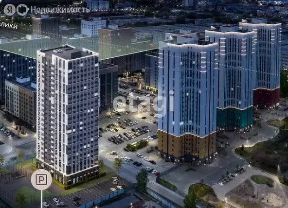 1-комнатная квартира: Тюмень, улица Республики, 204к17 (40 м) - Фото 1