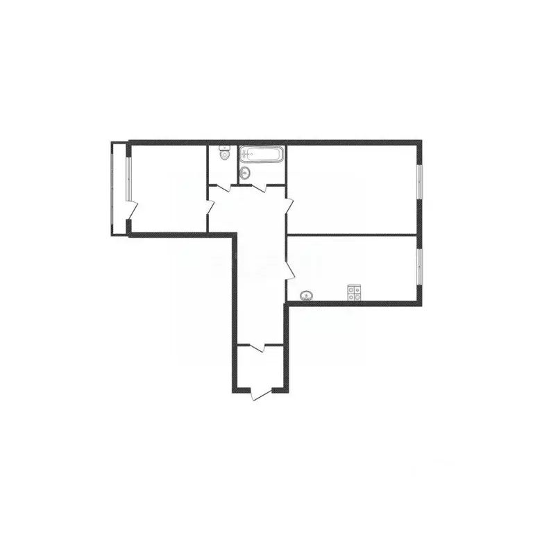 2-к кв. Смоленская область, Ярцево просп. Металлургов, 6 (41.7 м) - Фото 1