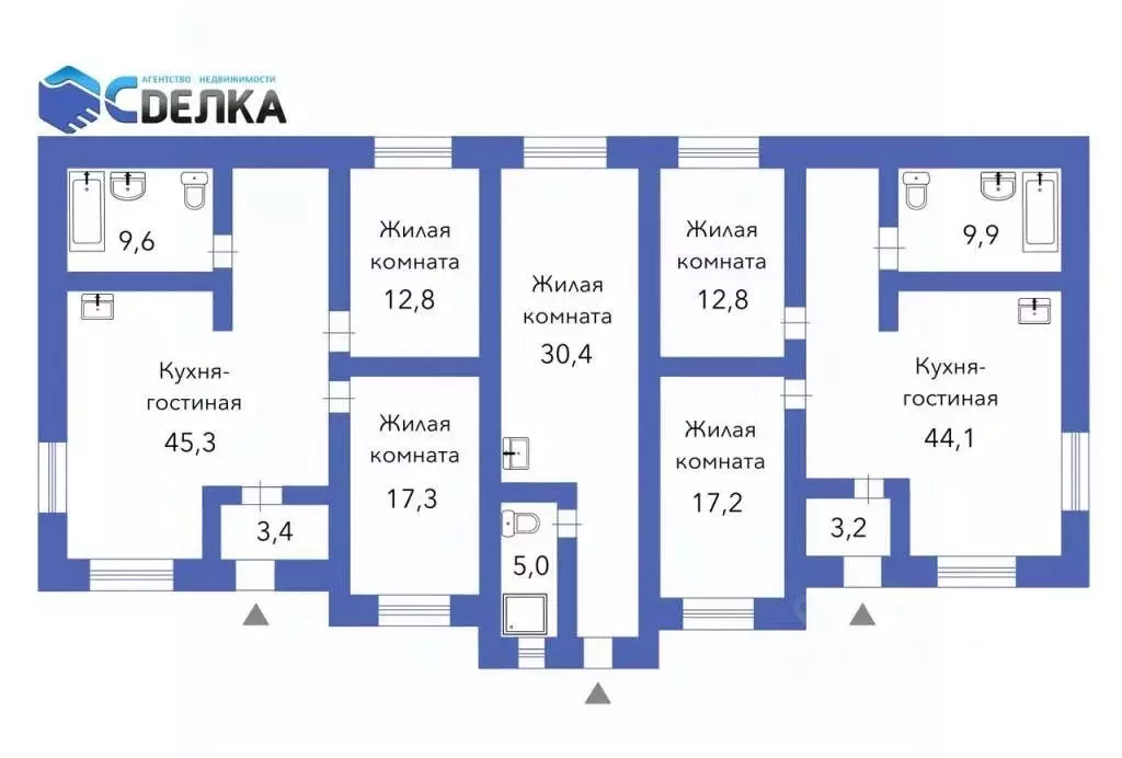 Таунхаус в Амурская область, Благовещенск ул. Клубничная (244 м) - Фото 2