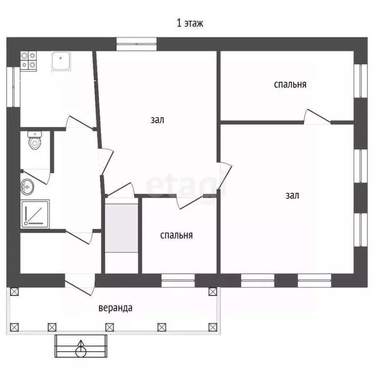 Дом в Мордовия, Саранск Крестьянская ул., 60 (126 м) - Фото 1